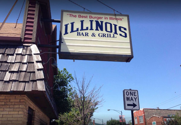 Illinois Bar & Grill Bar Sign