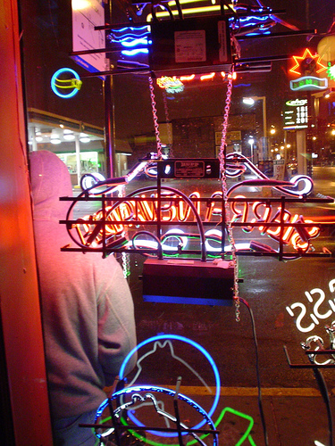 Quenchers Saloon Neon