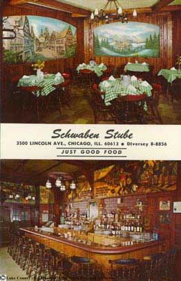 Schwaben Stube Postcard